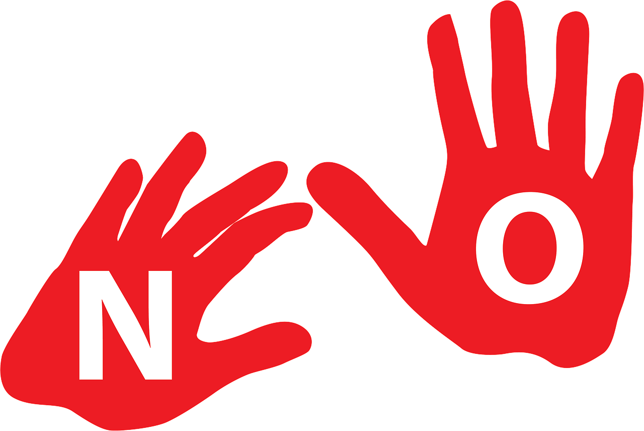 hand with n and o letter illustration